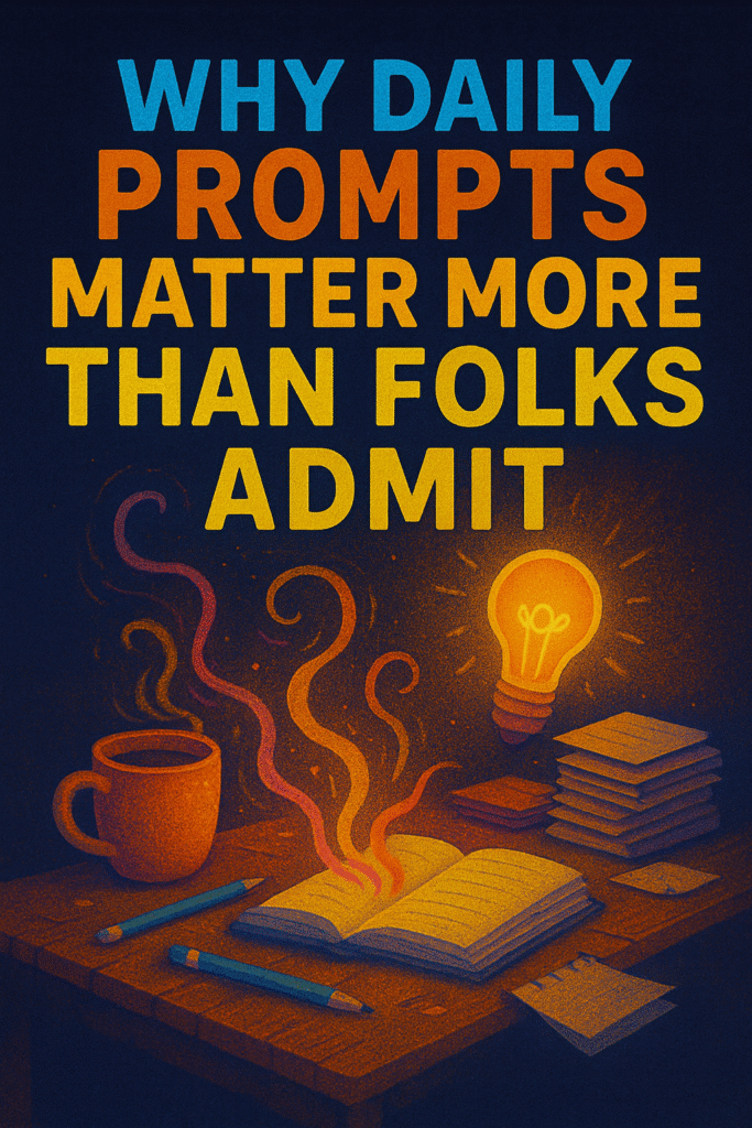 Why Daily Prompts Matter More Than Folks Admit
