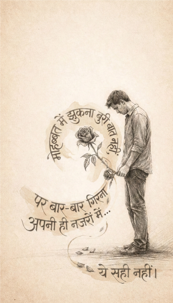 Vintage Shayari Poster Prompt