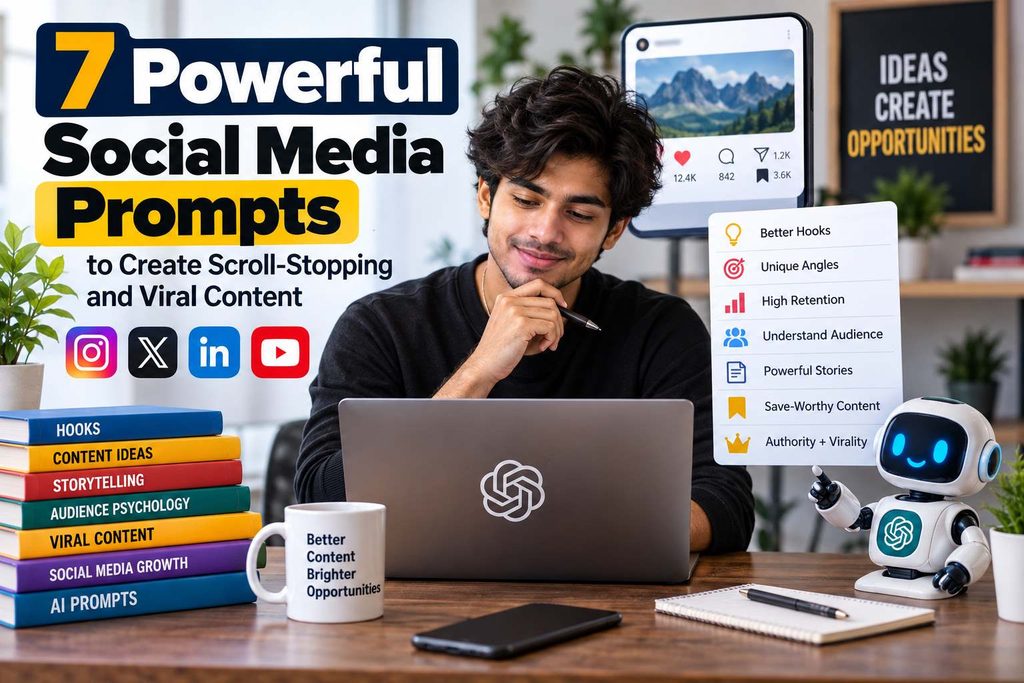 7 Powerful Social Media Prompts to Create Scroll-Stopping and Viral Content