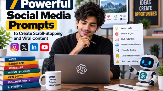 7 Powerful Social Media Prompts to Create Scroll-Stopping and Viral Content
