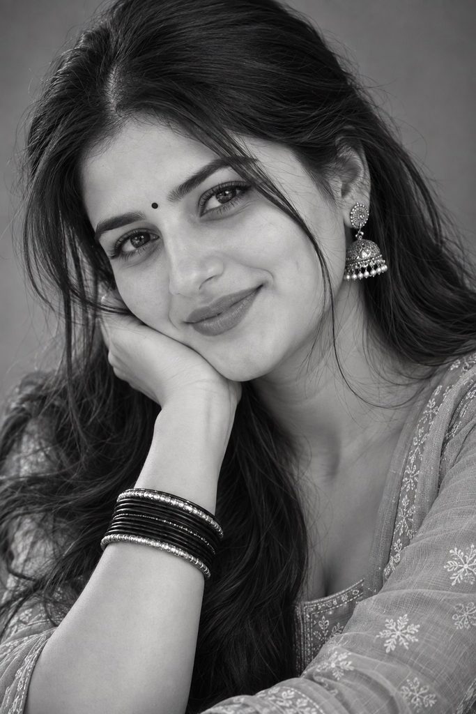 Close-Up Beauty Pose