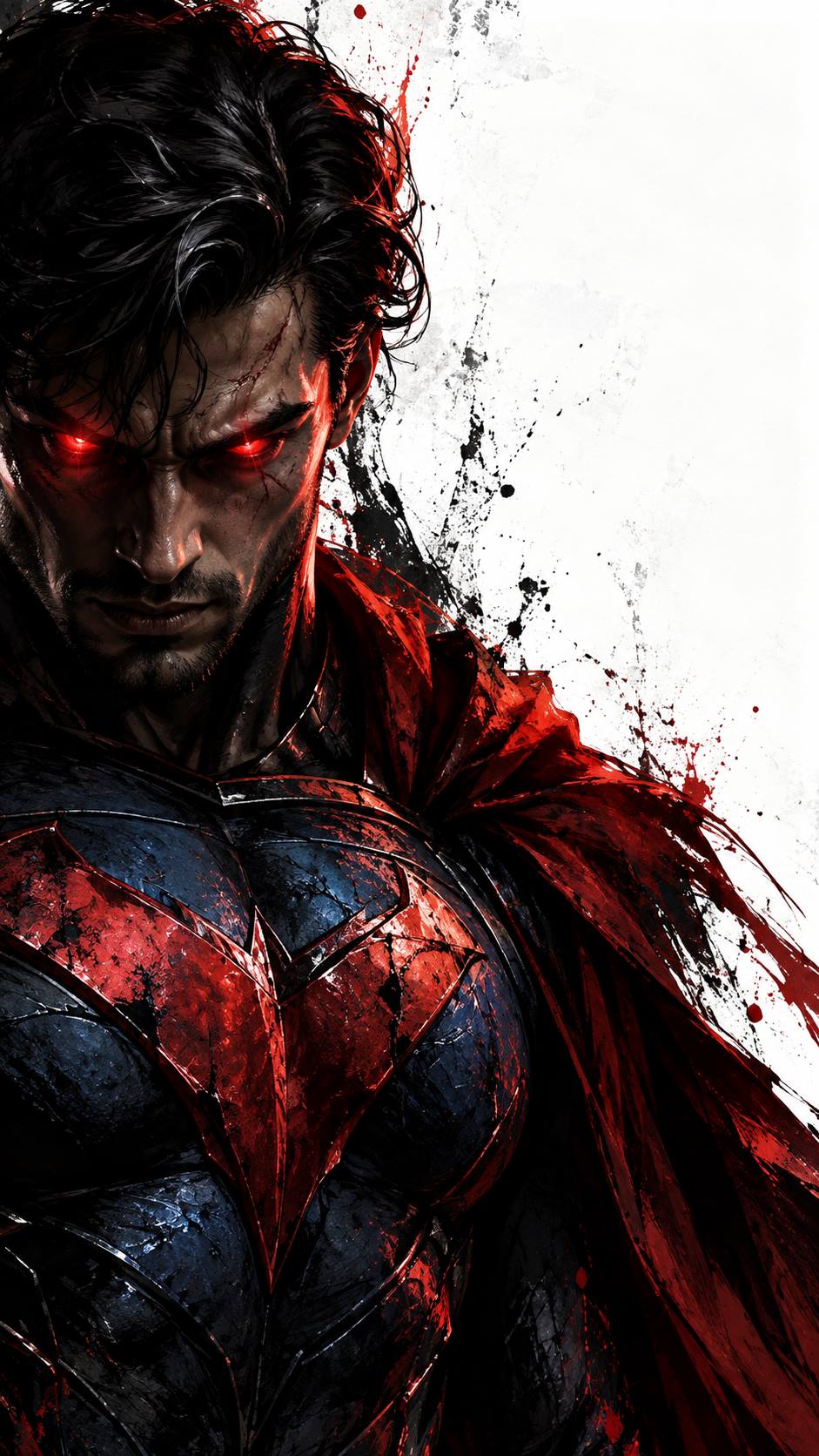 Dark Superhero Cinematic Portrait AI Prompt