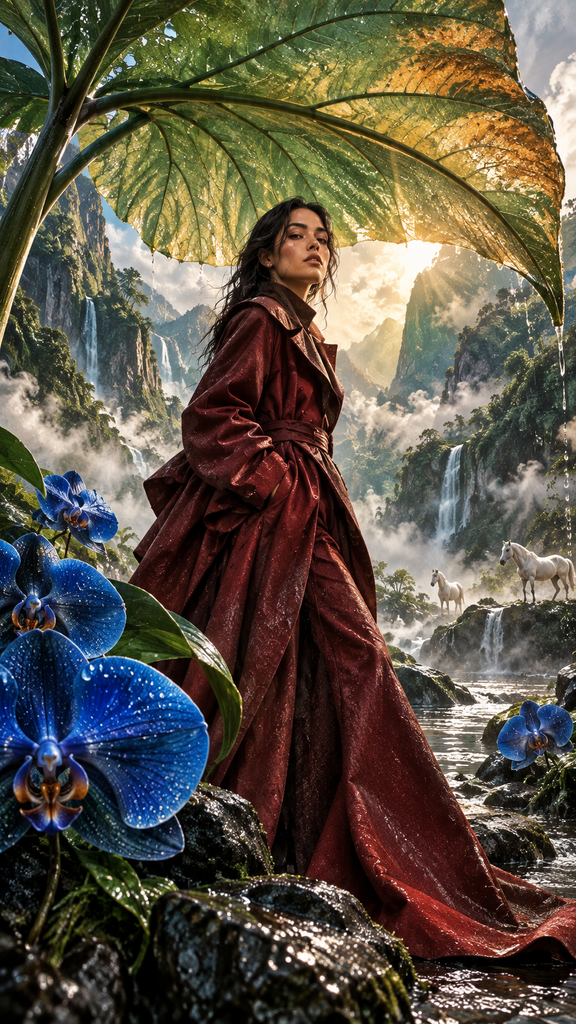Hyperreal Surreal Fashion Portrait AI Image Prompt