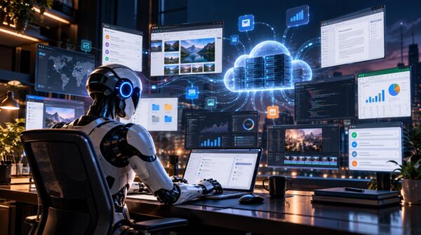 OpenAI Dots AI agent working autonomously across connected apps