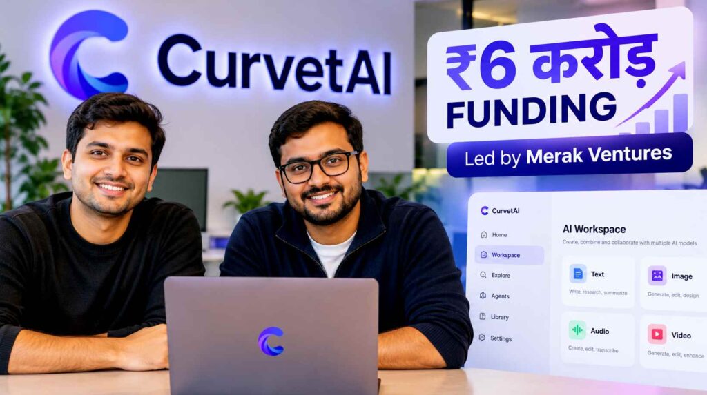 CurvetAI के founders Vivek Dubey और Utkarsh Gupta